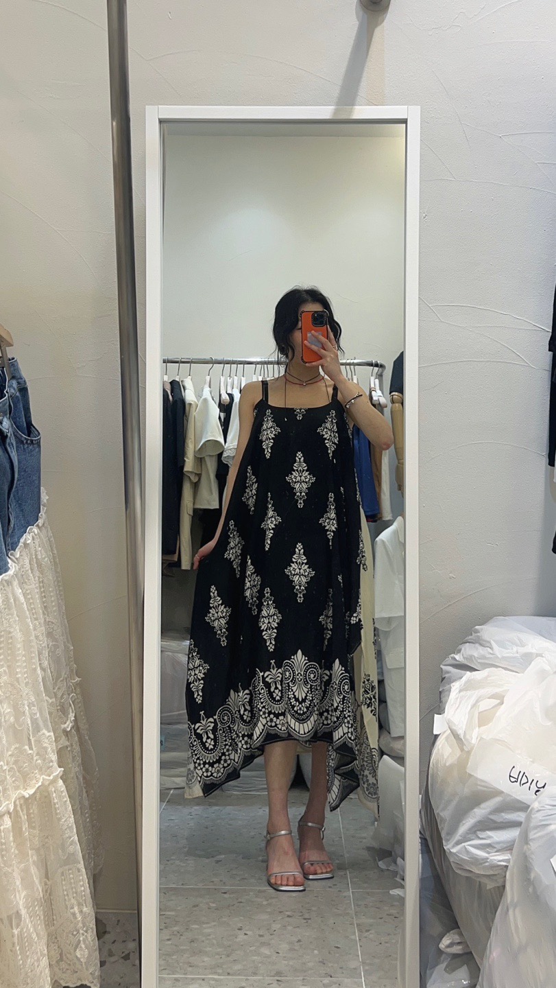 ROU.TINE韓國直郵女士新款職業真品25春夏人氣時尚熱賣連衣裙ROU.TINE連衣裙