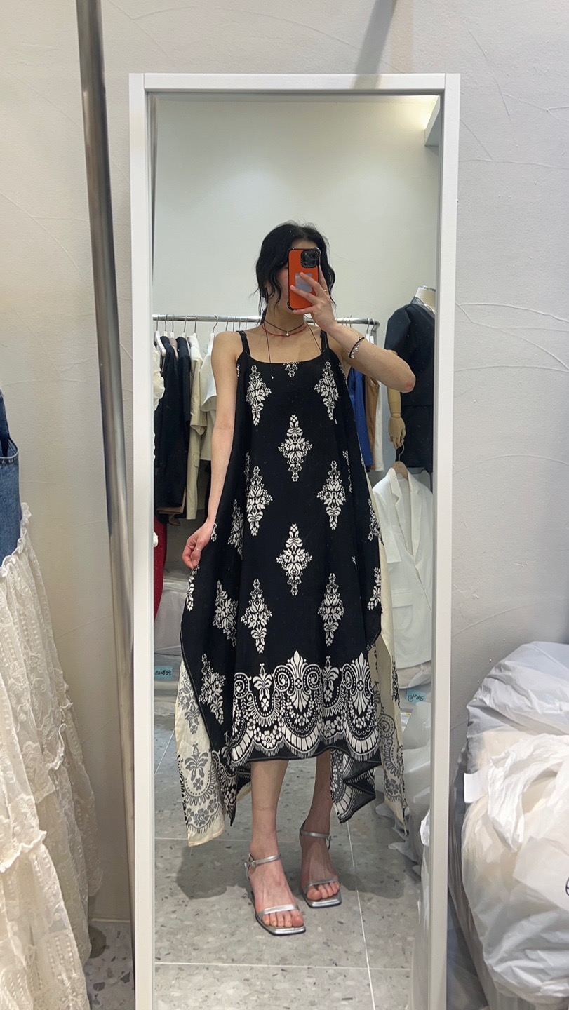 ROU.TINE韓國直郵女士新款職業真品25春夏人氣時尚熱賣連衣裙ROU.TINE連衣裙