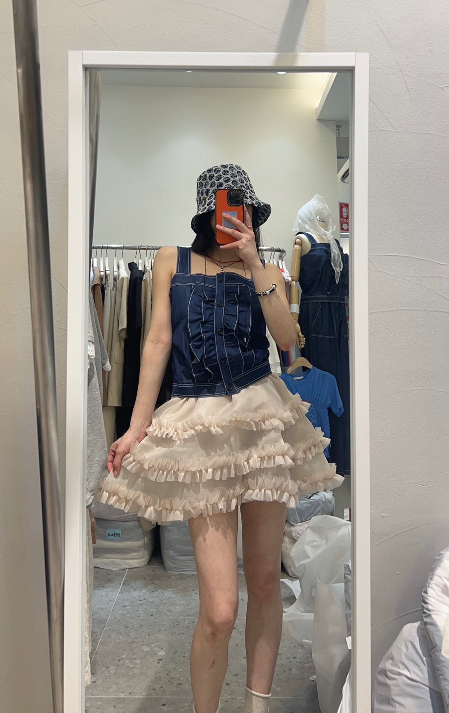 ROU.TINE韓國代購女士新款真品25春夏休閑人氣熱賣吊帶背心ROU.TINE吊帶/背心