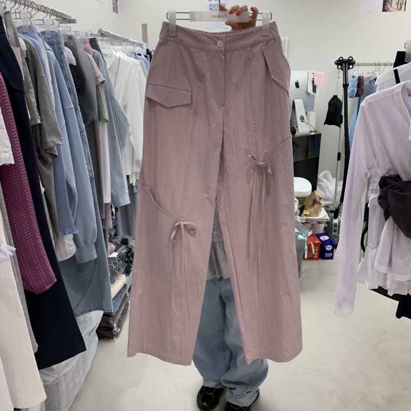 SOLD OUT東大門直郵女裝新品人氣真品時尚25春夏休閑休閑褲SOLD OUT休閑褲圖色2