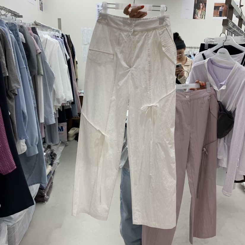 SOLD OUT東大門直郵女裝新品人氣真品時尚25春夏休閑休閑褲SOLD OUT休閑褲圖色3