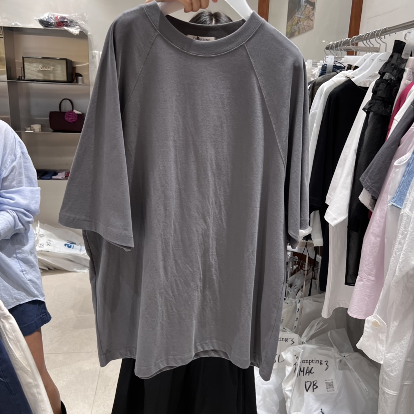 TEMPTING東大門直郵女裝新品熱賣25春夏休閑推薦T恤不含腰帶TEMPTINGT恤圖色2