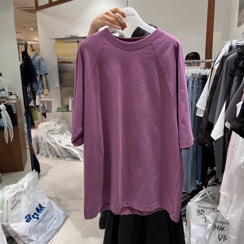 TEMPTING東大門直郵女裝新品熱賣25春夏休閑推薦T恤不含腰帶TEMPTINGT恤圖色3