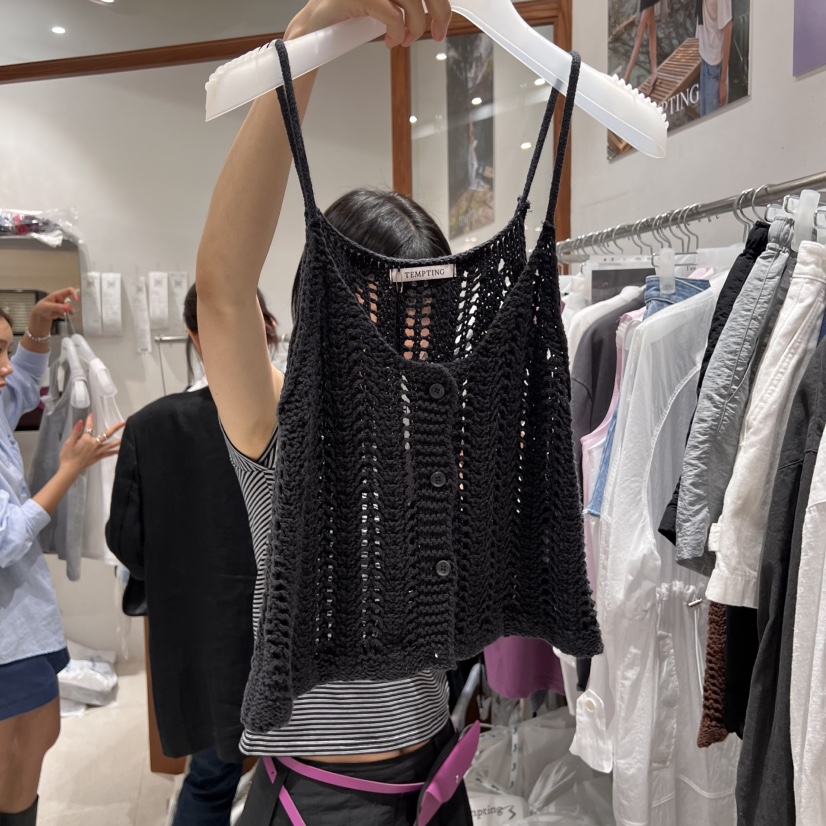 TEMPTING韓國代購女裝新款推薦熱賣時尚人氣職業25春夏吊帶背心TEMPTING吊帶/背心圖色3