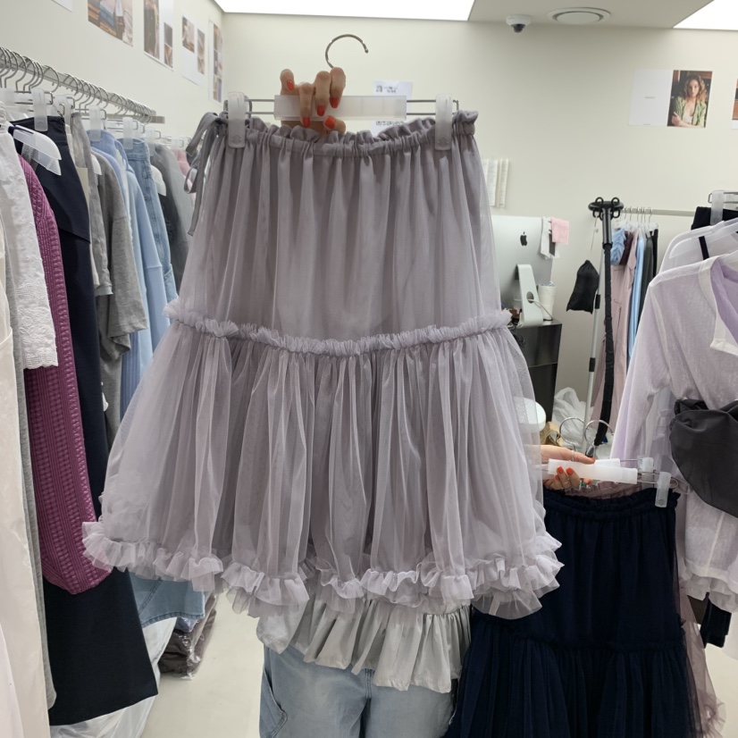 SOLD OUT東大門實拍女士新品真品人氣時尚半身裙中短裙透視SOLD OUT半身裙/中短裙