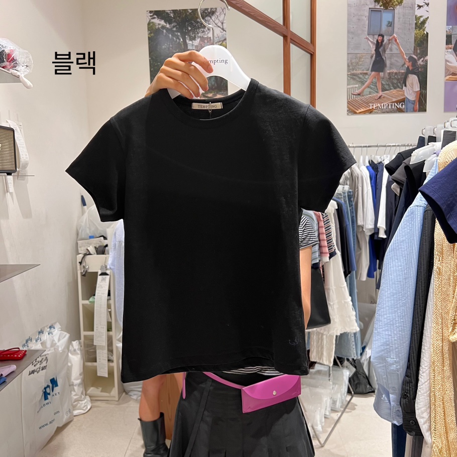 TEMPTING韓國直郵女士新款真品熱賣職業人氣25春夏休閑時尚T恤TEMPTINGT恤圖色6