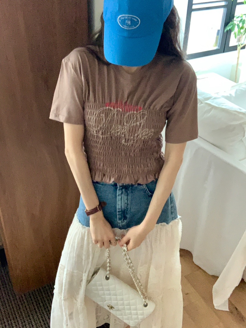 ROU.TINE東大門直郵女裝新款25春夏職業熱賣人氣真品推薦T恤ROU.TINET恤