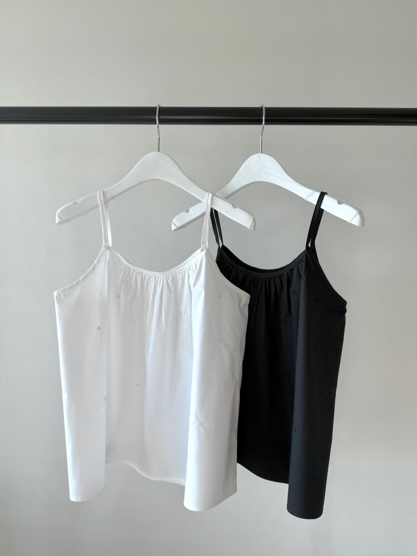 EST韓國代購女裝新款真品推薦職業休閑時尚25春夏吊帶背心刺繡EST_吊帶/背心