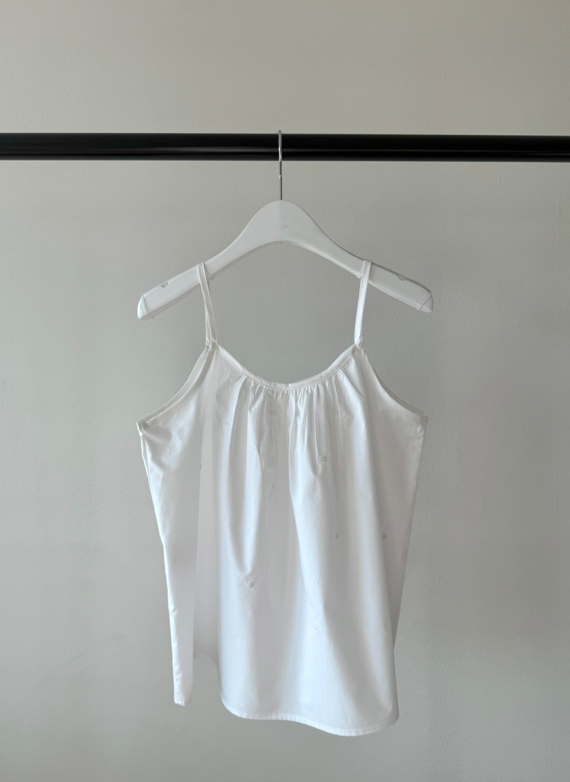 EST韓國代購女裝新款真品推薦職業休閑時尚25春夏吊帶背心刺繡EST_吊帶/背心
