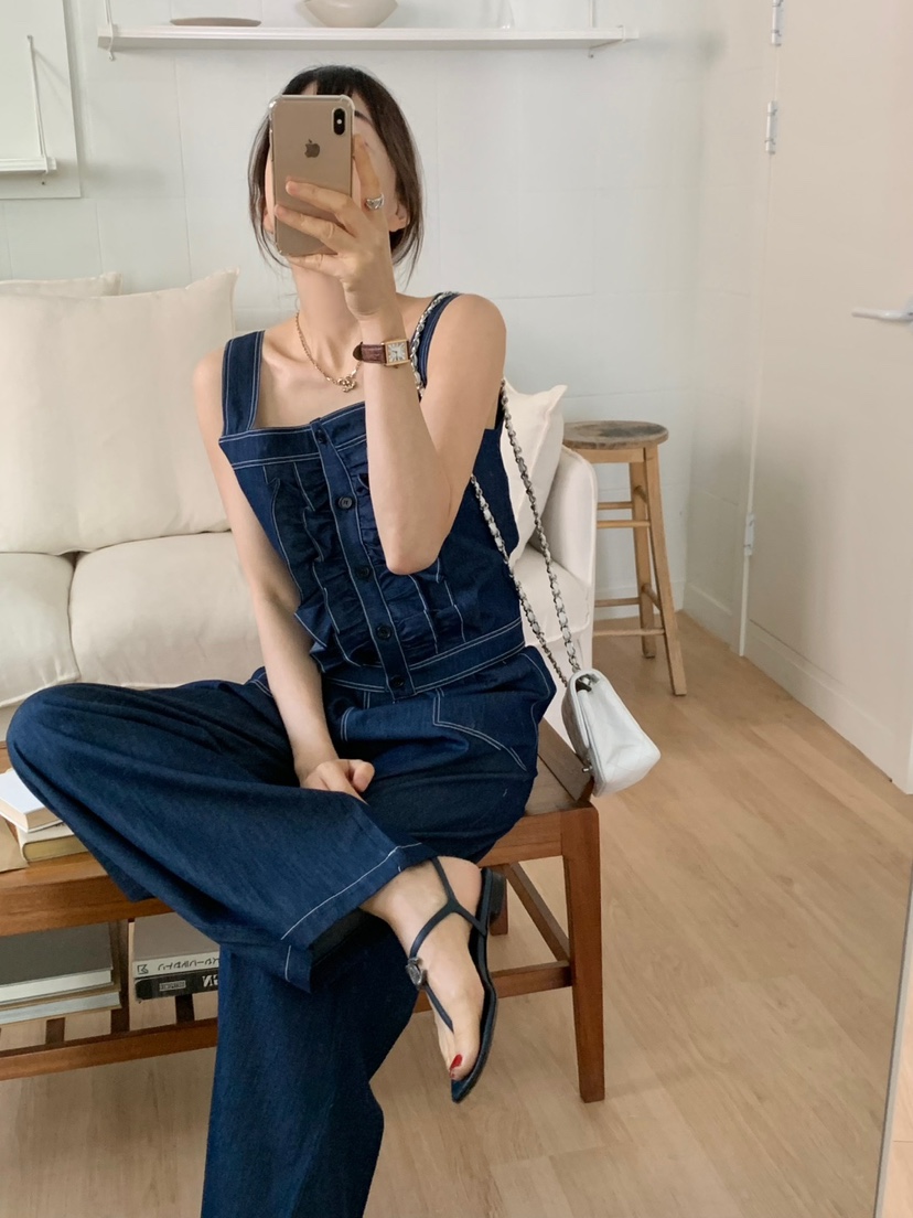 ROU.TINE東大門直郵女裝新品熱賣時尚人氣推薦職業休閑牛仔褲ROU.TINE牛仔褲