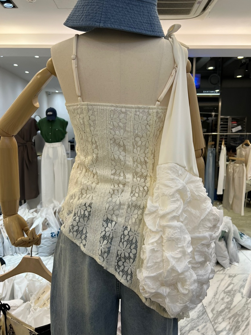 ROU.TINE韓國直郵女裝新品推薦熱賣人氣休閑吊帶背心含脖帶ROU.TINE吊帶/背心