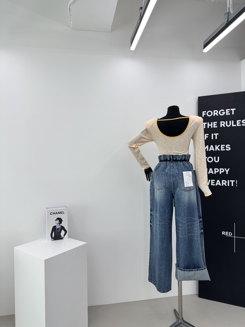 RED-A東大門直郵女士新品熱賣時尚職業真品人氣休閑牛仔褲RED-A牛仔褲