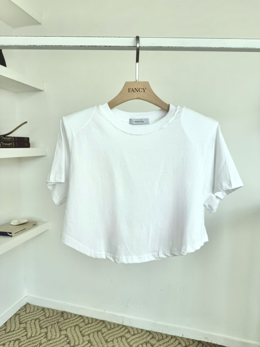 FANCY韓國代購女士新品職業時尚熱賣人氣25春夏真品休閑T恤FANCY/SomethingT恤圖色1
