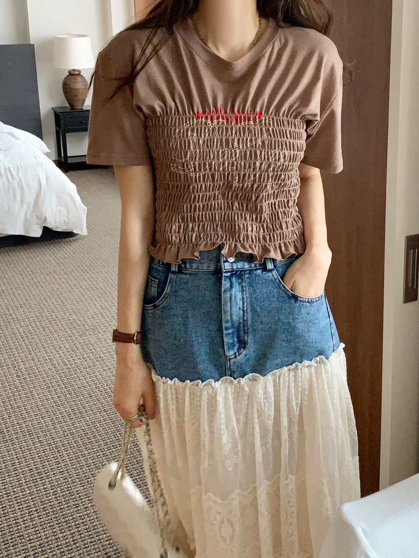 ROU.TINE東大門代購女裝新品時尚休閑推薦人氣真品25春夏長裙ROU.TINE長裙