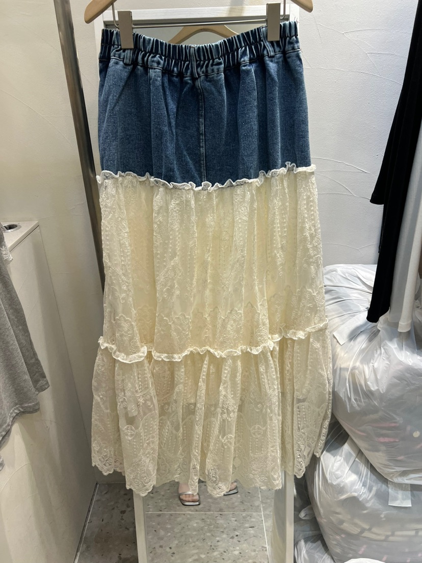 ROU.TINE東大門代購女裝新品時尚休閑推薦人氣真品25春夏長裙ROU.TINE長裙