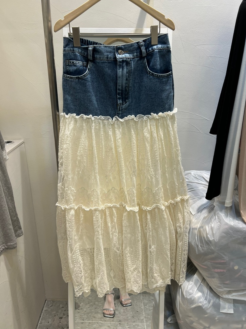 ROU.TINE東大門代購女裝新品時尚休閑推薦人氣真品25春夏長裙ROU.TINE長裙