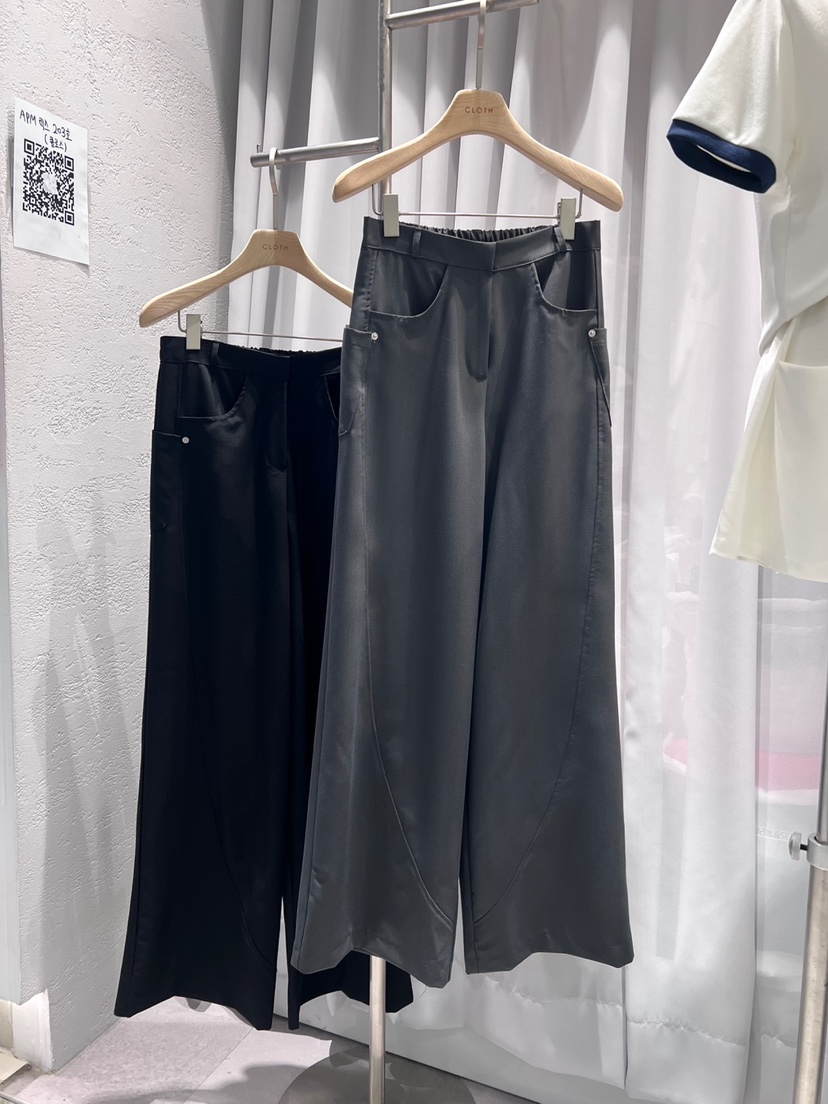 CLOTH東大門直郵女裝新款真品休閑推薦人氣職業時尚休閑褲口袋CLOTH休閑褲