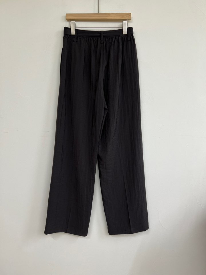 LAKE-A東大門直郵女士新款時尚真品熱賣25春夏休閑褲含腰帶Lake side休閑褲