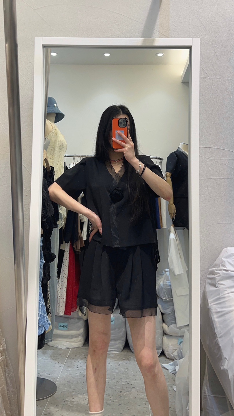 ROU.TINE韓國代購女士新品人氣休閑真品熱賣時尚職業推薦短褲ROU.TINE短褲