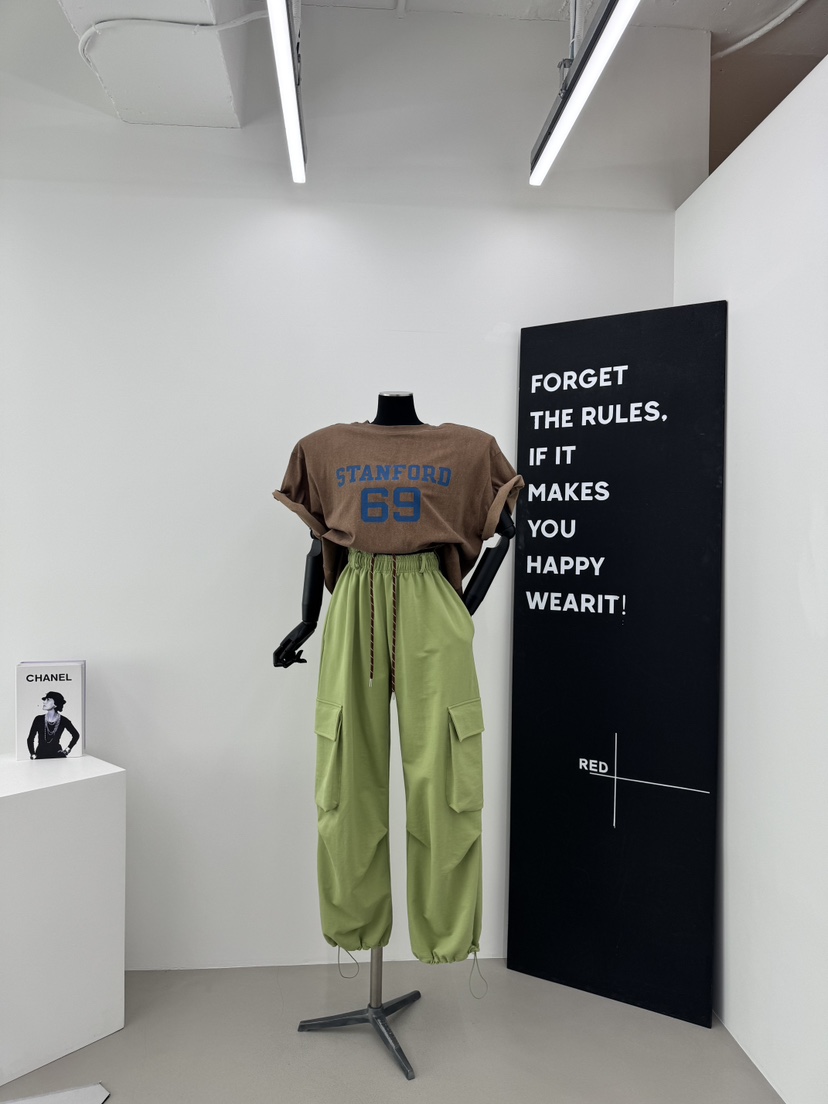 RED-A東大門實拍女裝新品熱賣時尚推薦25春夏休閑褲工裝褲RED-A休閑褲