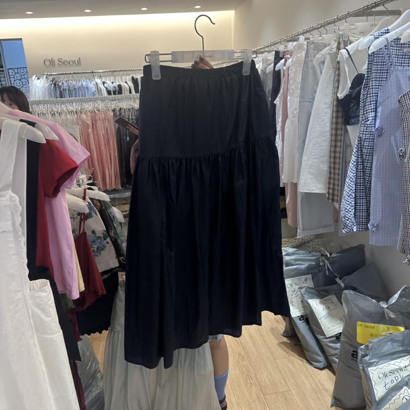 OLI SEOUL東大門代購女裝新品休閑時尚25春夏人氣熱賣長裙OLI SEOUL長裙圖色2