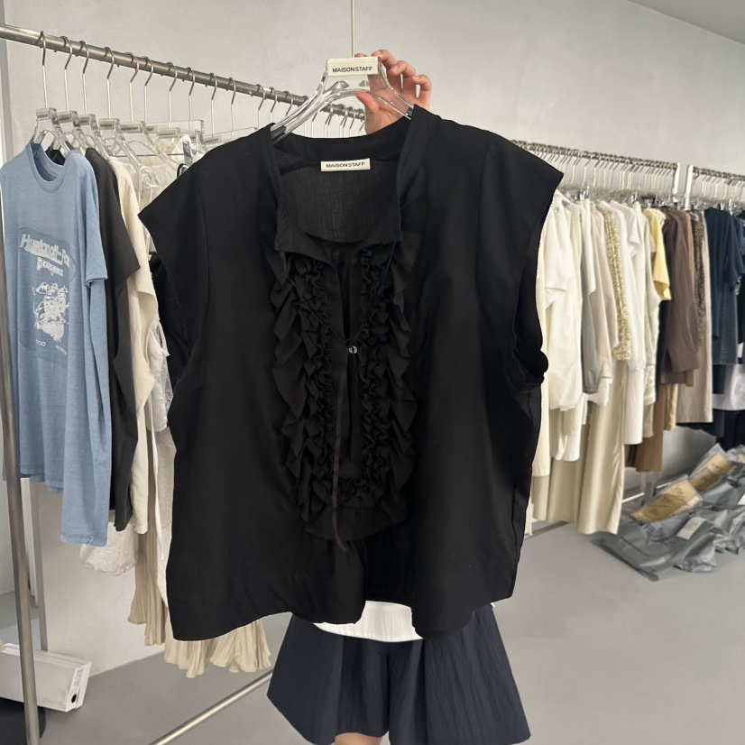 DOUBLE STANDARD/LE SMOKING/MAISONSTAFF韓國直郵女裝新品人氣襯衫蕾絲衫MAISONSTAFF/DOUBLE STANDARD襯衫/蕾絲衫圖色2