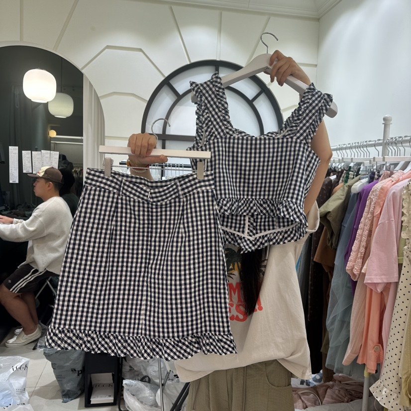 EGG IS東大門實拍女裝新品25春夏職業熱賣休閑真品時尚套裝EGG IS套裝