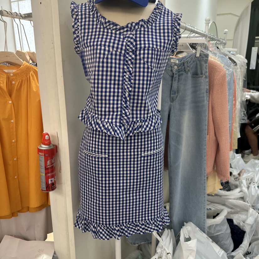 EGG IS東大門實拍女裝新品25春夏職業熱賣休閑真品時尚套裝EGG IS套裝