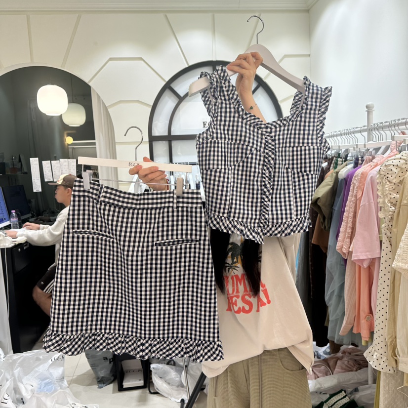 EGG IS東大門實拍女裝新品25春夏職業熱賣休閑真品時尚套裝EGG IS套裝圖色2