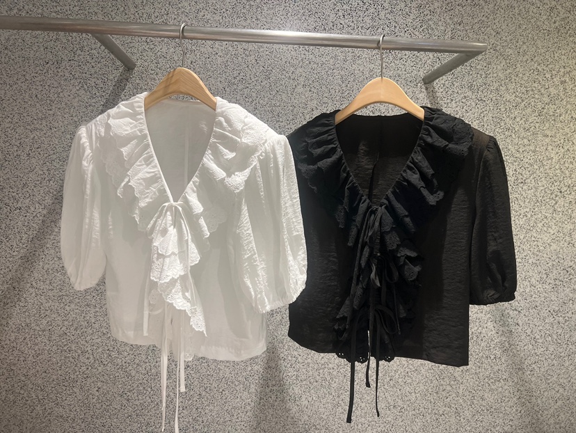 ADDICTED韓國直郵女裝新品休閑推薦人氣時尚真品襯衫蕾絲衫ADDICTED襯衫/蕾絲衫