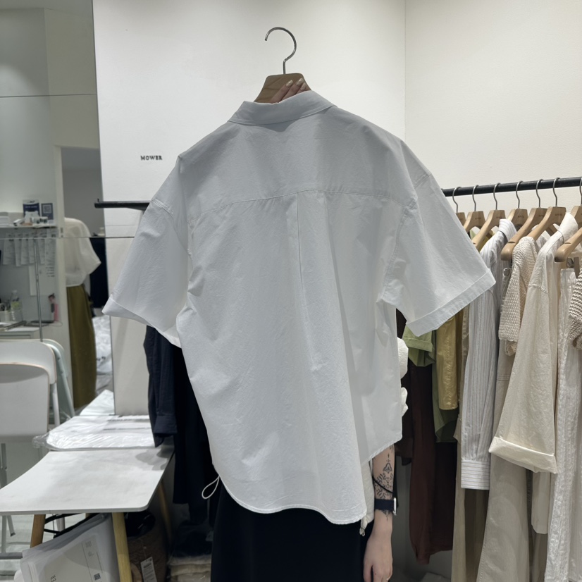 MOWER韓國代購女士新品人氣熱賣25春夏休閑時尚職業襯衫蕾絲衫MOWER襯衫/蕾絲衫