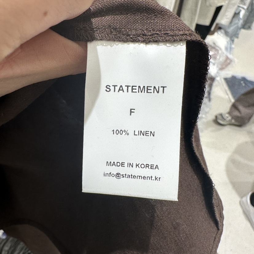 STATEMENT東大門代購女士新品職業真品25春夏休閑襯衫蕾絲衫STATEMENT襯衫/蕾絲衫