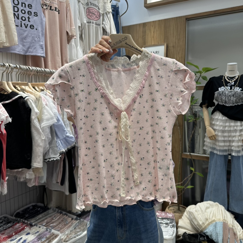MARI CO東大門實拍女裝新品休閑職業人氣熱賣時尚真品25春夏T恤MARI COT恤圖色2