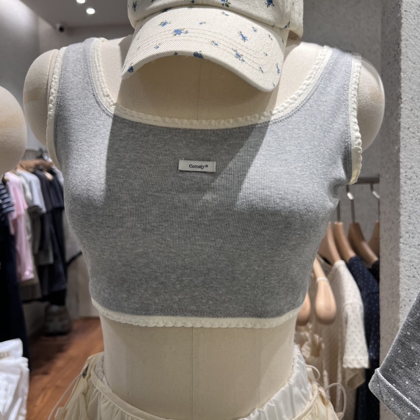 COMELY東大門實拍女士新品25春夏真品推薦吊帶背心不含內搭COMELY吊帶/背心圖色2