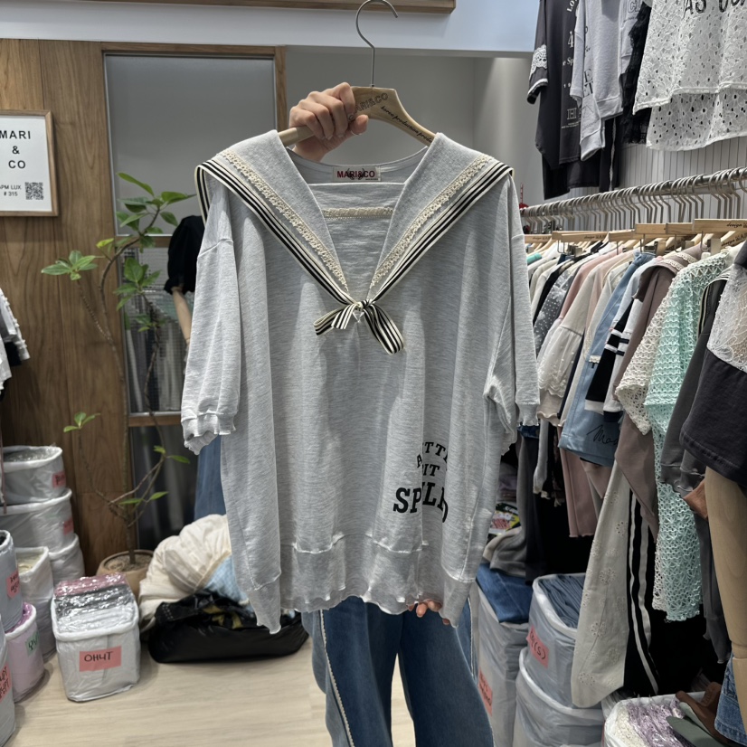MARI CO韓國直郵女士新品人氣職業真品推薦熱賣時尚休閑T恤MARI COT恤