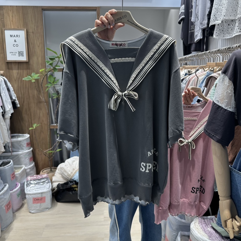 MARI CO韓國直郵女士新品人氣職業真品推薦熱賣時尚休閑T恤MARI COT恤圖色3
