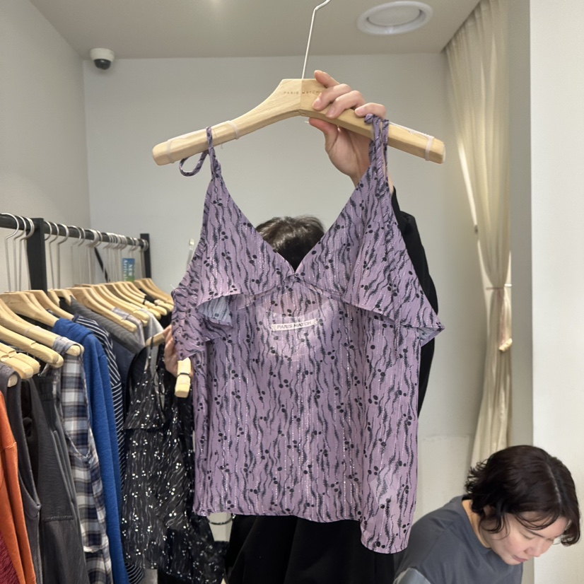 PARIS MATCH東大門實拍女士新品25春夏推薦熱賣時尚吊帶背心PARIS MATCH吊帶/背心