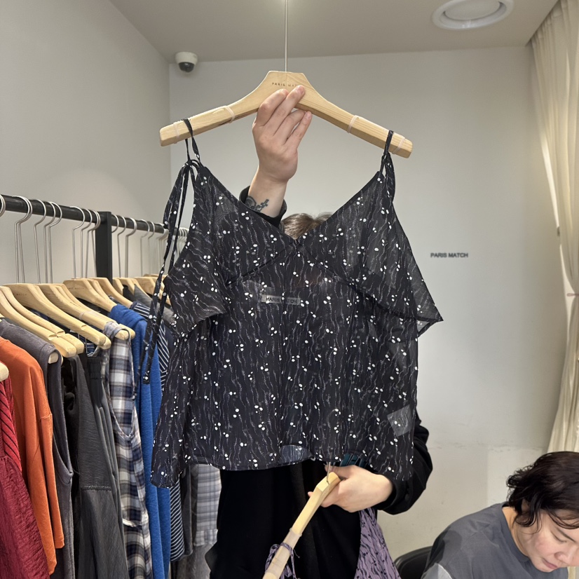PARIS MATCH東大門實拍女士新品25春夏推薦熱賣時尚吊帶背心PARIS MATCH吊帶/背心圖色2