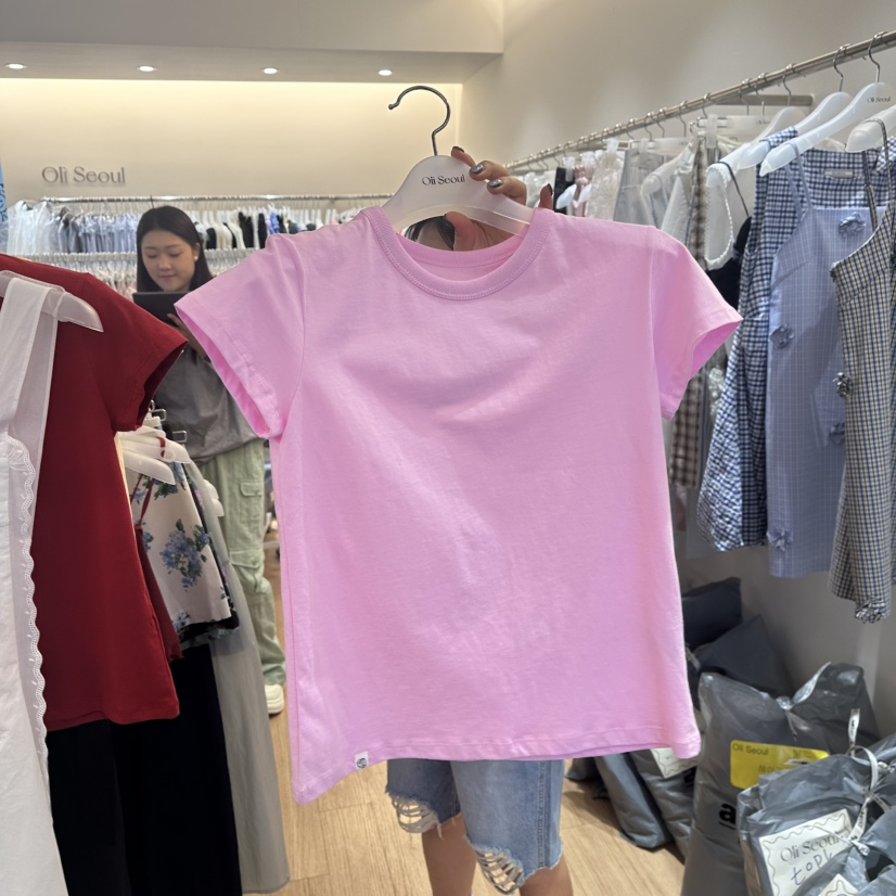 OLI SEOUL韓國代購女士新品真品推薦職業熱賣休閑人氣25春夏T恤OLI SEOULT恤圖色2