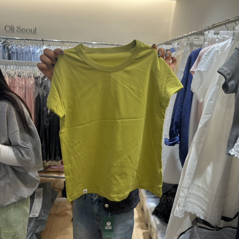 OLI SEOUL韓國代購女士新品真品推薦職業熱賣休閑人氣25春夏T恤OLI SEOULT恤圖色4