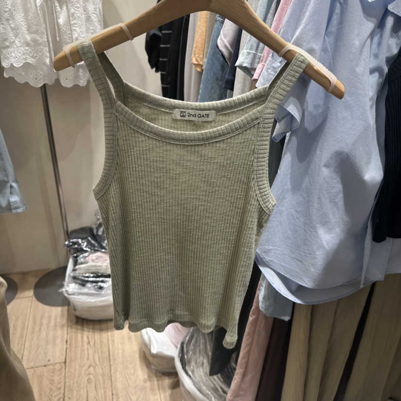 2ND GATE韓國代購女士新款休閑職業25春夏推薦時尚吊帶背心2ND GATE吊帶/背心圖色3