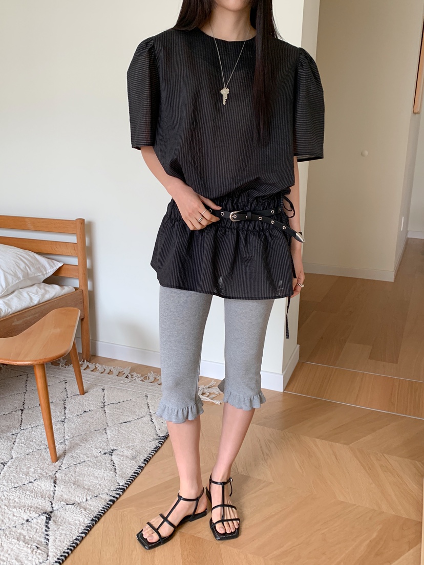 GOYOU韓國直郵㊣女裝新款推薦休閑時尚熱賣25春夏襯衫蕾絲衫de goyou襯衫/蕾絲衫