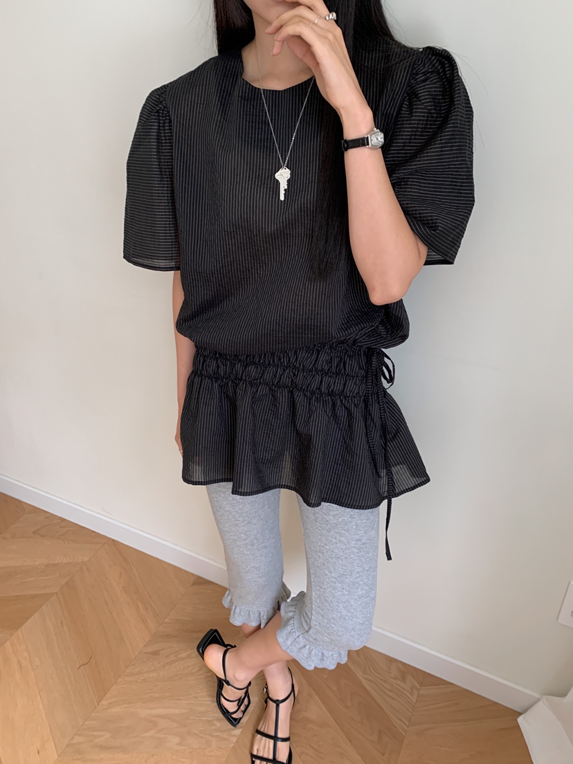 GOYOU韓國直郵㊣女裝新款推薦休閑時尚熱賣25春夏襯衫蕾絲衫de goyou襯衫/蕾絲衫