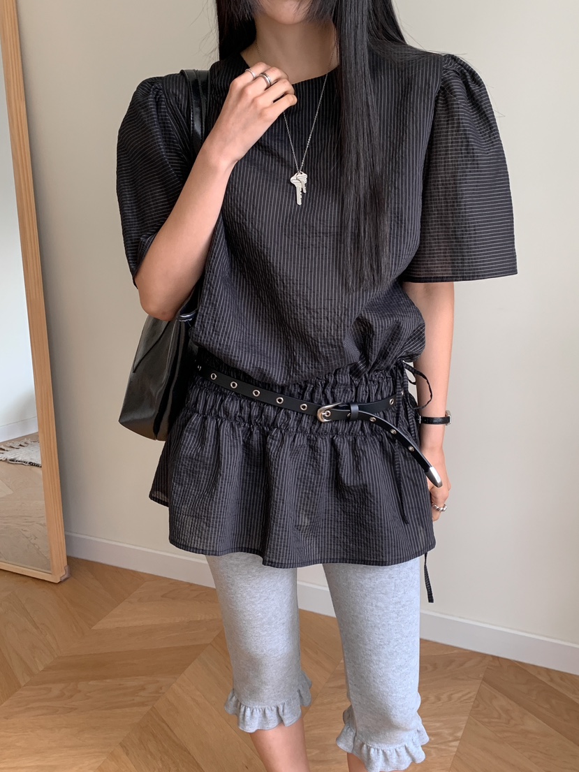 GOYOU韓國直郵㊣女裝新款推薦休閑時尚熱賣25春夏襯衫蕾絲衫de goyou襯衫/蕾絲衫