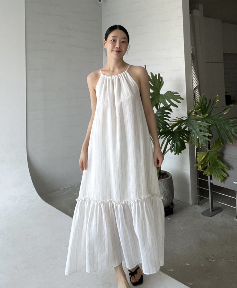 VERNI韓國直郵㊣東大門實拍女裝新款休閑25春夏人氣時尚連衣裙VERNI連衣裙