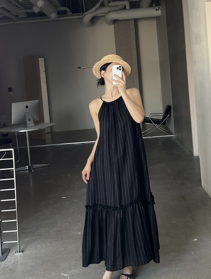 VERNI韓國直郵㊣東大門實拍女裝新款休閑25春夏人氣時尚連衣裙VERNI連衣裙