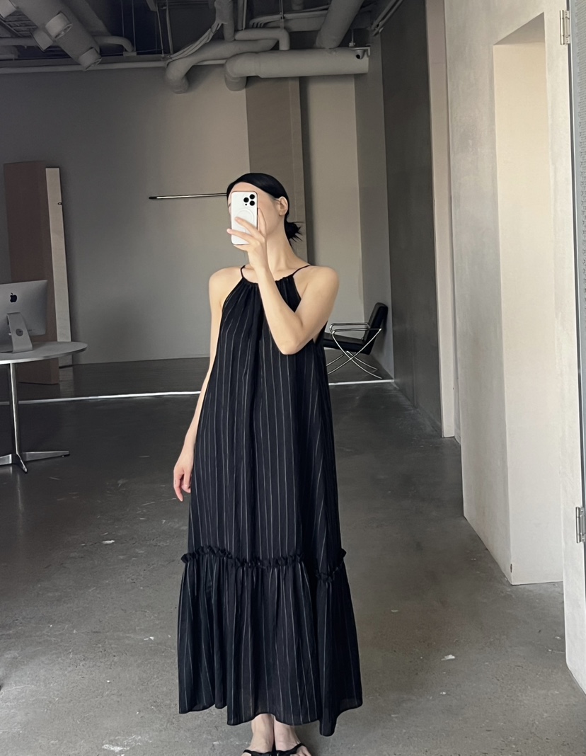 VERNI韓國直郵㊣東大門實拍女裝新款休閑25春夏人氣時尚連衣裙VERNI連衣裙