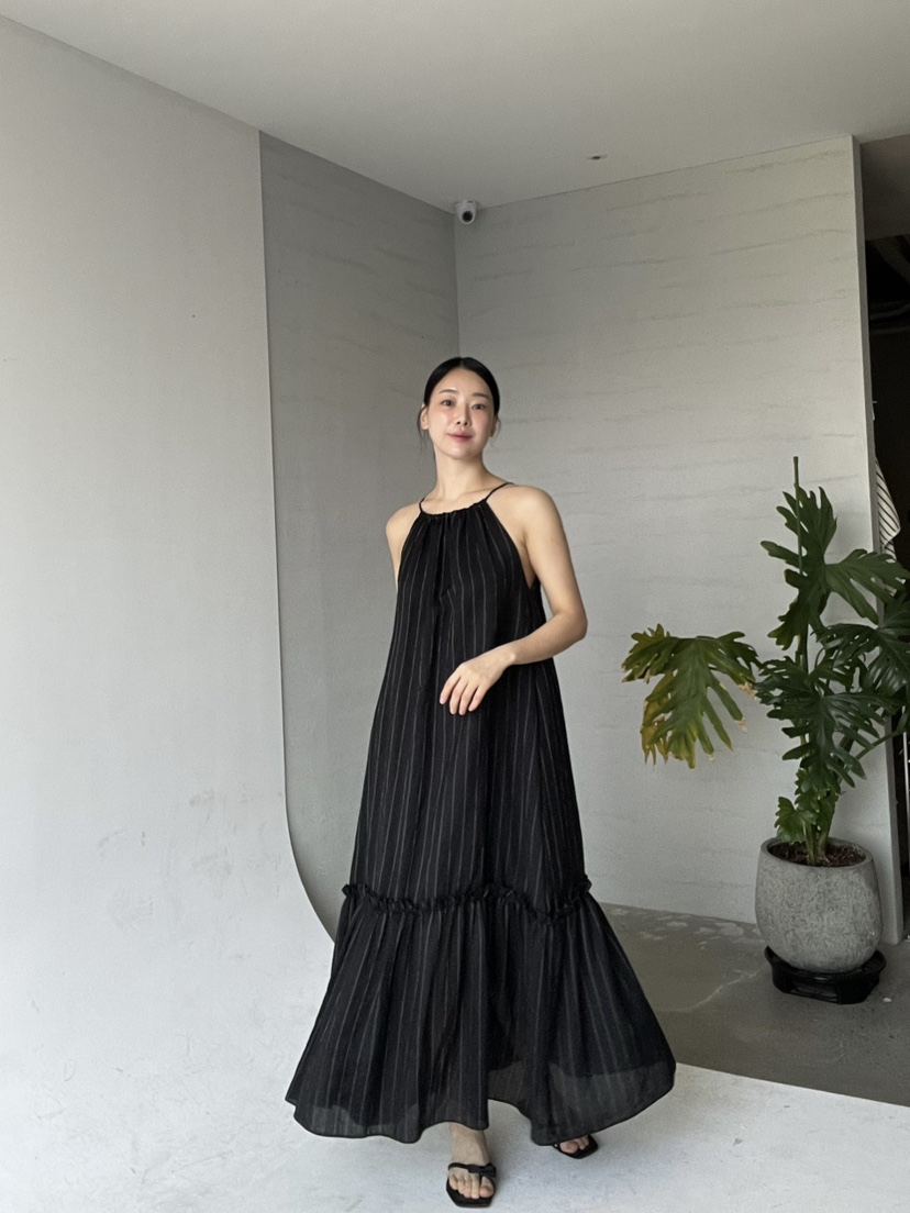 VERNI韓國直郵㊣東大門實拍女裝新款休閑25春夏人氣時尚連衣裙VERNI連衣裙