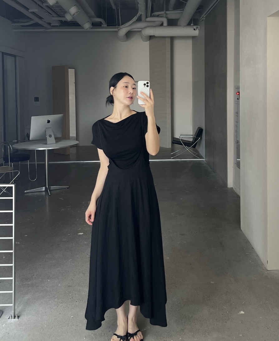 VERNI直郵韓國代購㊣女裝新品時尚人氣25春夏熱賣推薦連衣裙VERNI連衣裙