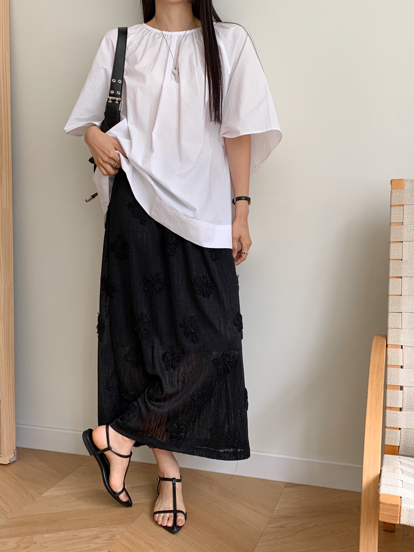 GOYOU直郵韓國代購㊣女裝新款熱賣25春夏推薦人氣襯衫蕾絲衫de goyou襯衫/蕾絲衫